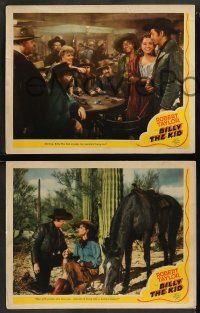 9r774 BILLY THE KID 3 LCs '41 Robert Taylor, Brian Donlevy, Henry O'Neill, Gene Lockhart & Withers