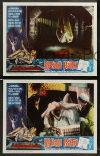 9r120 BLOOD BATH 8 LCs '66 AIP, William Campbell, Marrisa Mathes, Lori Saunders, cool border art!