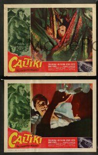 9r141 CALTIKI THE IMMORTAL MONSTER 8 LCs '60 with cool monster attack special effects images!