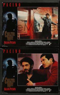 9r147 CARLITO'S WAY 8 LCs '93 Al Pacino, Sean Penn, John Leguizamo, Brian De Palma directed!