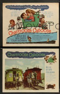 9r158 CHARTROOSE CABOOSE 8 LCs '60 Edgar Buchanan, cute Molly Bee, Ben Cooper, Silm Pickens!