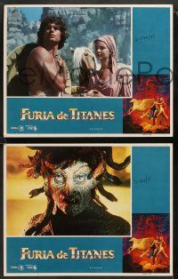 9r169 CLASH OF THE TITANS 8 Spanish/U.S. export LCs '81 Laurence Olivier, border art by Hildebrandt!
