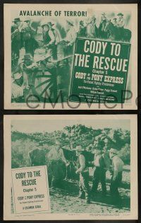9r672 CODY OF THE PONY EXPRESS 4 chapter 5 LCs '50 cowboy Jock Mahoney serial, Cody To The Rescue!