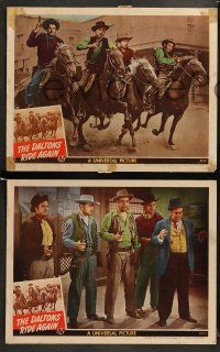 9r786 DALTONS RIDE AGAIN 3 LCs '45 cool western images of Lon Chaney Jr., Alan Curtis, Noah Beery!