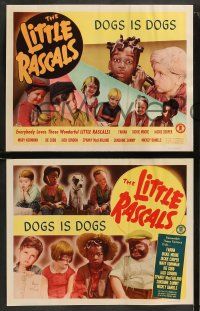 9r681 DOGS IS DOGS 4 LCs R51 Our Gang, images of Farina, Jackie Cooper, Spanky!