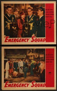 9r792 EMERGENCY SQUAD 3 LCs '40 William Henry, Louise Campbell, heroic firemen!