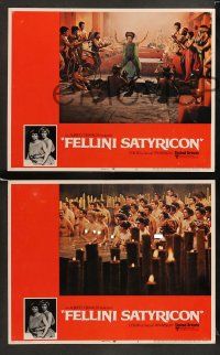 9r221 FELLINI SATYRICON 8 LCs '70 Federico's Italian cult classic, Rome before Christ, wild images!