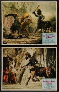 9r540 GOLDEN VOYAGE OF SINBAD 7 LCs '73 John Phillip Law, great special effects monster images!