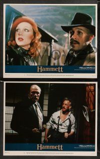 9r248 HAMMETT 8 LCs '82 Wim Wenders directed, Frederic Forrest, Marilu Henner!