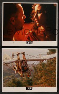 9r275 HUDSON HAWK 8 LCs '91 great images of Bruce Willis, Danny Aiello, sexiest Andie MacDowell!