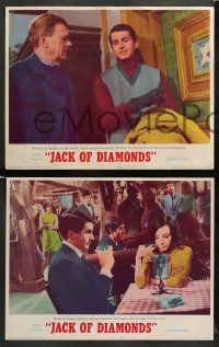 9r296 JACK OF DIAMONDS 8 LCs '67 George Hamilton, Marie Laforet, Zsa Zsa Gabor, Wolfgang Preiss!