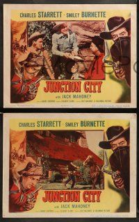 9r700 JUNCTION CITY 4 LCs '52 Jock Mahoney, Charles Starrett & Smiley Burnette, western action!