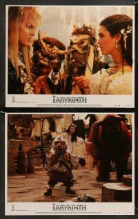 9r320 LABYRINTH 8 LCs '86 Jim Henson, wild images of David Bowie, Jennifer Connelly!