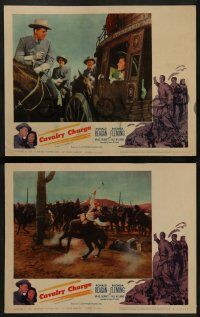 9r808 LAST OUTPOST 3 LCs R61 Ronald Reagan & Rhonda Fleming, Cavalry Charge!