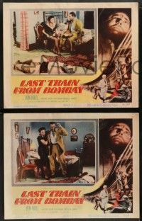 9r576 LAST TRAIN FROM BOMBAY 6 LCs '52 Jon Hall, Christine Larsen in India!