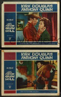 9r325 LAST TRAIN FROM GUN HILL 8 LCs '59 Anthony Quinn, Carolyn Jones, directed by John Sturges!