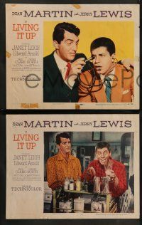 9r341 LIVING IT UP 8 LCs '54 sexy Janet Leigh, wacky Dean Martin & Jerry Lewis!