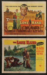9r342 LONE HAND 8 LCs '53 Joel McCrea, the man with the name that nobody knew in the Rockies!