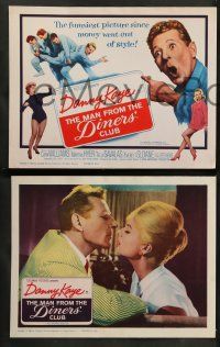 9r356 MAN FROM THE DINERS' CLUB 8 LCs '63 wacky images of Danny Kaye, Martha Hyer, George Kennedy!