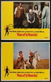 9r359 MAN OF LA MANCHA 8 LCs '72 Peter O'Toole, Sophia Loren, story of Don Quixote!