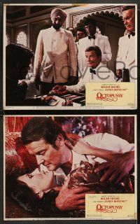9r579 OCTOPUSSY 6 LCs '83 Maud Adams, great images of Roger Moore as Fleming's James Bond 007!