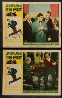 9r403 PATSY 8 LCs '64 wacky images of star & director Jerry Lewis, Ina Balin, slapstick!