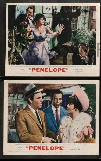 9r404 PENELOPE 8 LCs '66 sexy Natalie Wood, detectives Peter Falk & Bill Gunn!