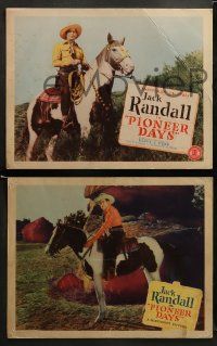 9r407 PIONEER DAYS 8 LCs '40 cowboy Jack Randall, gorgeous June Wilkins in western!