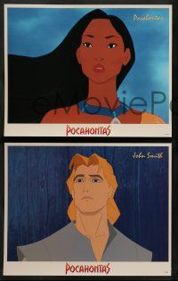 9r002 POCAHONTAS 16 LCs '95 Walt Disney Native American Indian cartoon, great images!