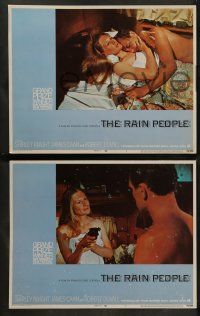 9r416 RAIN PEOPLE 8 LCs '69 Coppola, great images of Robert Duvall, Shirley Knight, James Caan!