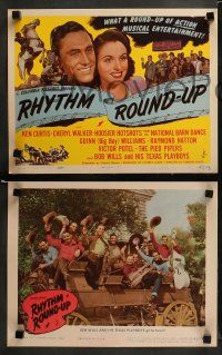 9r421 RHYTHM ROUND-UP 8 LCs '45 Ken Curtis, Cheryl Walker, country western musical!