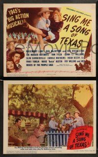9r444 SING ME A SONG OF TEXAS 8 LCs '45 Lane, Tyler & Willing and His Riders of the Purple Sage!