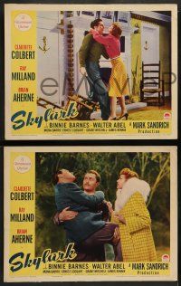 9r834 SKYLARK 3 LCs '41 Claudette Colbert, Ray Milland, Aherne, written by Raphaelson!