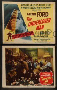9r489 UNDERCOVER MAN 8 LCs '49 Glenn Ford poses as gangster, a great criminal investigation!