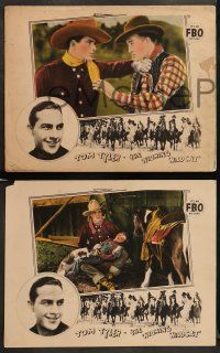 9r847 WYOMING WILDCAT 3 LCs '25 Tom Tyler and Billie Bennett in silent cowboy western action!