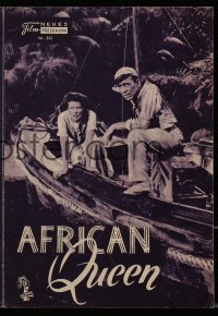 9s222 AFRICAN QUEEN Austrian program '57 different images of Humphrey Bogart & Katharine Hepburn!