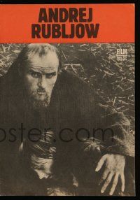 9s463 ANDREI RUBLEV East German program '73 Andrei Tarkovsky biography of the medieval painter!