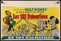 9t550 ONE HUNDRED & ONE DALMATIANS Belgian '61 most classic Walt Disney canine family cartoon!