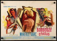9t551 OPERATION GOLD Belgian '66 art of sexy Mireille Darc in bikini by Raymond 'Ray' Elseviers!