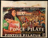 9t553 PONTIUS PILATE Belgian '61 Ponzio Pilato, Jean Marais, Jeanne Crain!