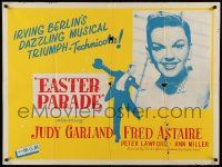 9t418 EASTER PARADE British quad '48 different image of Judy Garland & Fred Astaire, Irving Berlin