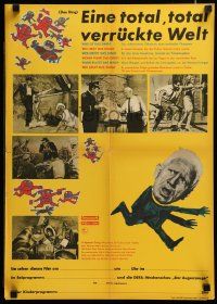 9t079 IT'S A MAD, MAD, MAD, MAD WORLD East German 16x23 '68 Spencer Tracy + wacky scenes!