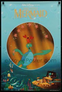 9t393 LITTLE MERMAID 4 English double crowns '89 great images of Ariel & cast, Walt Disney!