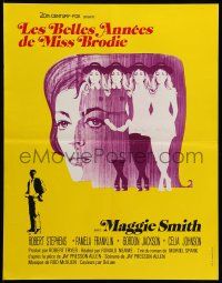 9t800 PRIME OF MISS JEAN BRODIE French 17x22 '71 Maggie Smith, Pamela Franklin, Stephens!