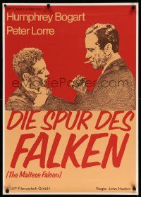 9t087 MALTESE FALCON German R80s Humphrey Bogart, Peter Lorre, directed by John Huston!
