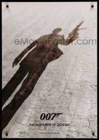 9t090 QUANTUM OF SOLACE teaser DS German '08 Daniel Craig as James Bond, cool shadow image!