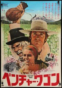 9t943 PAINT YOUR WAGON Japanese '69 images of Clint Eastwood, Lee Marvin & pretty Jean Seberg!
