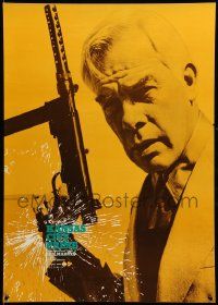 9t969 PRIME CUT teaser Japanese '72 completely different close-up of Lee Marvin w/machine gun, rare