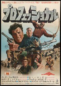 9t972 PROFESSIONALS Japanese '66 Burt Lancaster, Marvin, sexy Cardinale, Woody Strode, different!