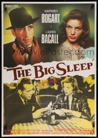 9t101 BIG SLEEP Spanish R88 different Humphrey Bogart & sexy Lauren Bacall, Howard Hawks!